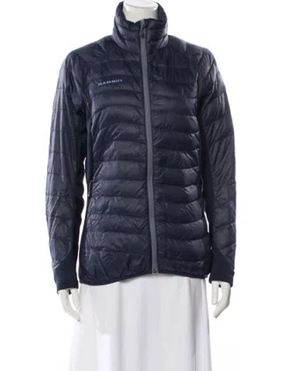 Pre-owned Mammut Nylon Down Jacket In Blue