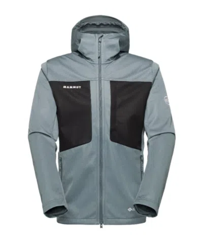 Mammut Panelled Hooded Jacket In Blue