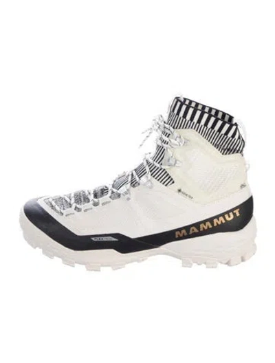 Pre-owned Mammut Printed Sneakers In White