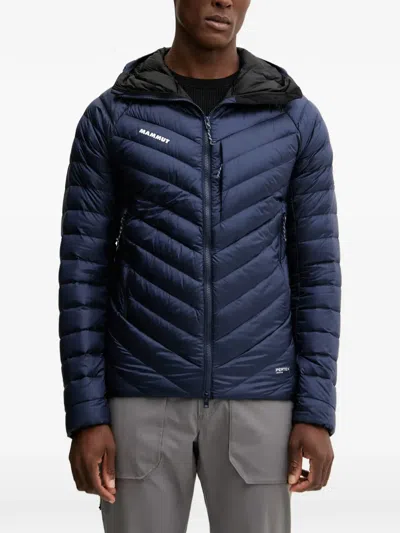 Mammut Quilted-pattern Padded Jacket In Blue