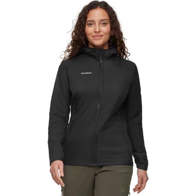 Mammut Rime Air In Hybrid Hooded Jacket In Black