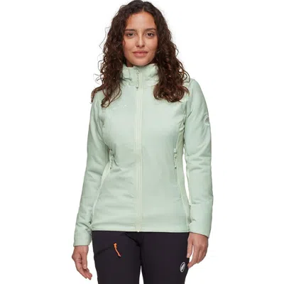 Mammut Rime Air In Hybrid Hooded Jacket In Green