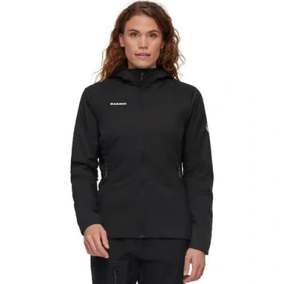Mammut Rime Light In Flex Hooded Jacket In Black