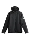 Mammut Rime Light In Hybrid Hooded Jacket Men In Black