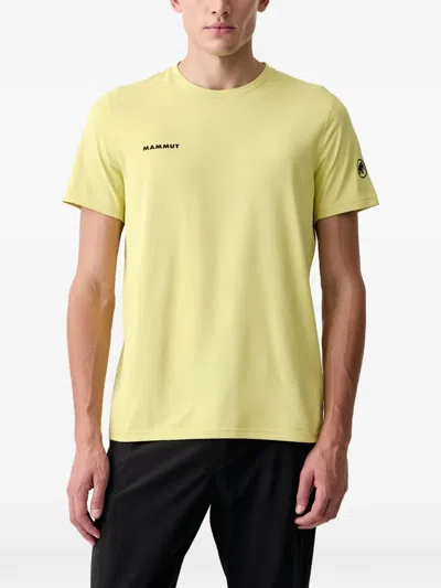 Mammut Selun Logo-print T-shirt In Yellow