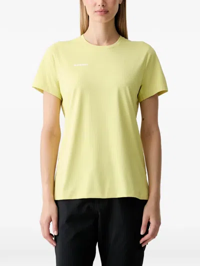 Mammut Selun Fl Performance T-shirt In Yellow