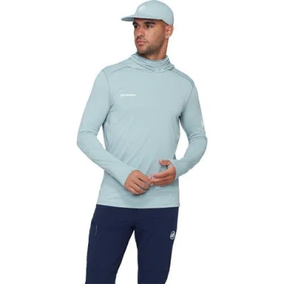 Mammut Selun Fl Sun Hooded Shirt In Blue