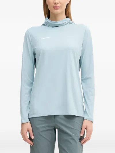Mammut Selun Fl Sun Performance Hoodie In Blue