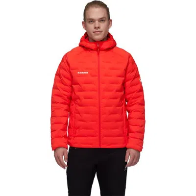 Mammut Sender In Hooded Jacket In  Red