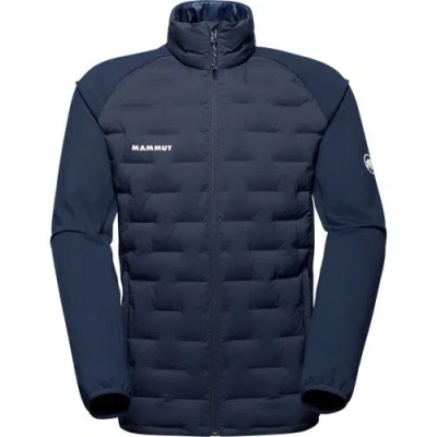 Mammut Sender In Hybrid Jacket In Blue