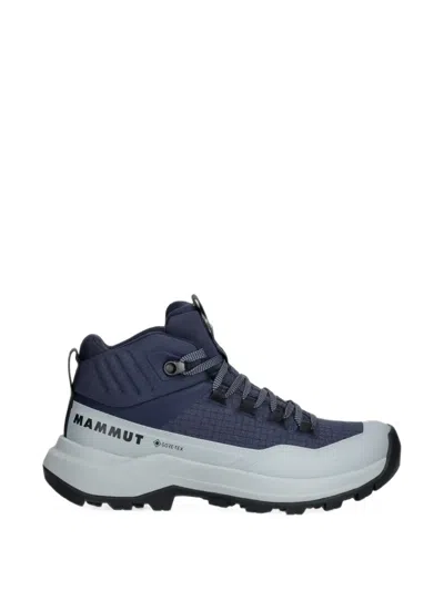 Mammut Sertig Iii Mid Gtx Panelled Hiking Boots In Blue