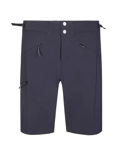 Mammut So Logo-patch Shorts In Gray