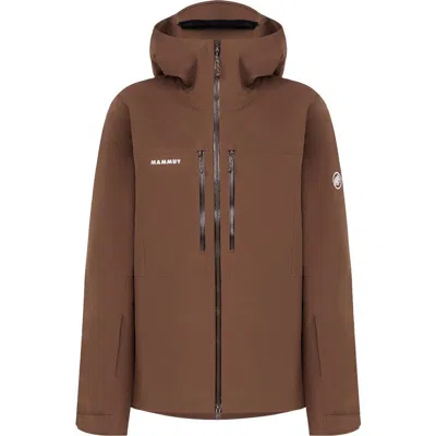 Mammut Stoney Hs Hooded Jacket In Soil
