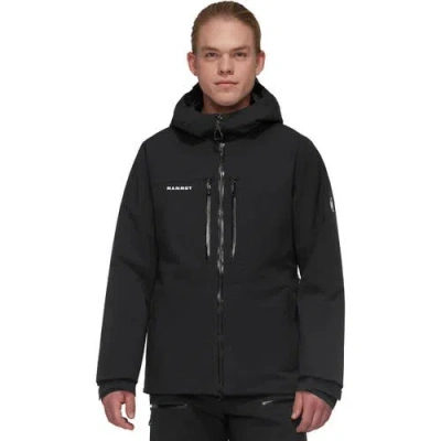 Mammut Stoney Hs Thermo Hooded Jacket In Black