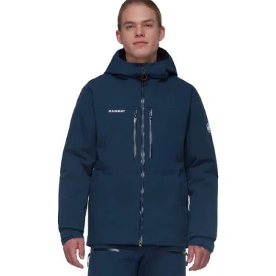 Mammut Stoney Hs Thermo Hooded Jacket In Blue