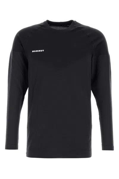 Mammut Swiss1862 Black Stretch Nylon Blend T-shirt In Green