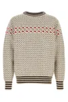 Mammut Swiss1862 Embroidered Wool Mammut X Cabourn Sweater In Neutral
