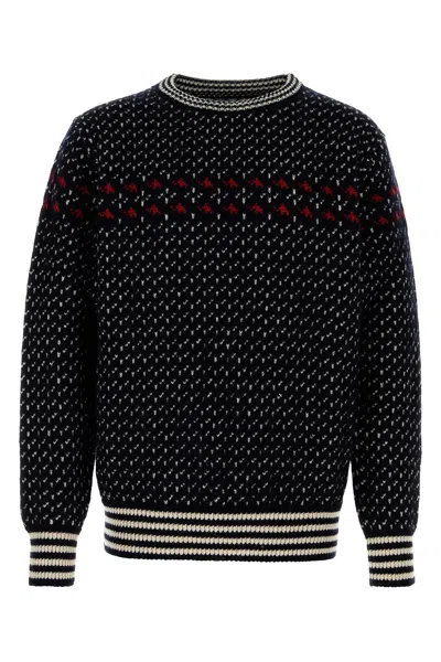 Mammut Swiss1862 Embroidered Wool Mammut X Cabourn Sweater In Black
