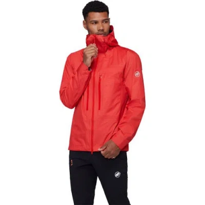 Mammut Taiss Light Hs Hooded Jacket In Red