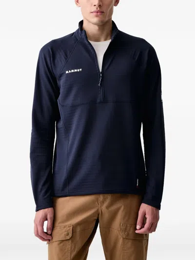 Mammut Taiss ml Logo-print Raglan-sleeve Sweater In Blue