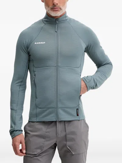 Mammut Taiss ml Logo-print Zip-up Sweatshirt In Blue