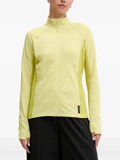 Mammut Taiss ml Zip-up High-neck Jacket In Yellow