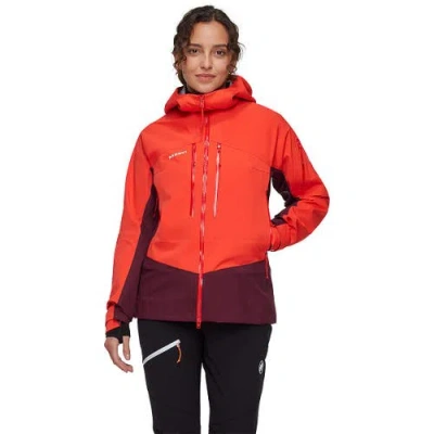 Mammut Taiss Pro Hs Hooded Jacket In Brown