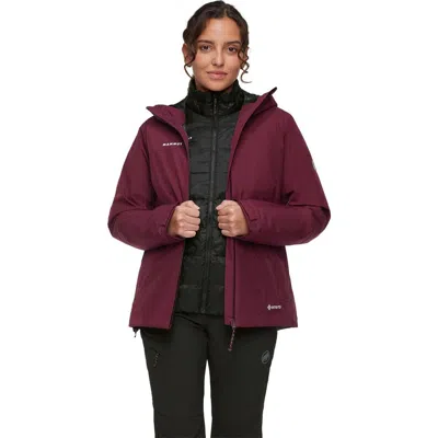 Mammut Treeline 3-in-1 Hs Hooded Jacket In Red