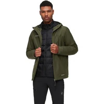Mammut Treeline 3-in-1 Hs Hooded Jacket In Green