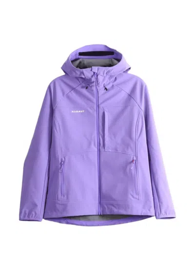 Mammut Ultimate Comfort So Hooded Zip-up Jacket In Purple