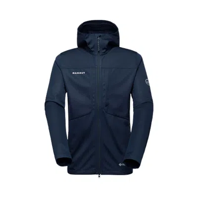 Pre-owned Mammut Ultimate Viii Hooded Jacket 'marine' | Blue | Men's Size L