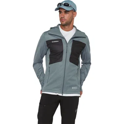 Mammut Ultimate Viii So Hooded Jacket In Strata/black