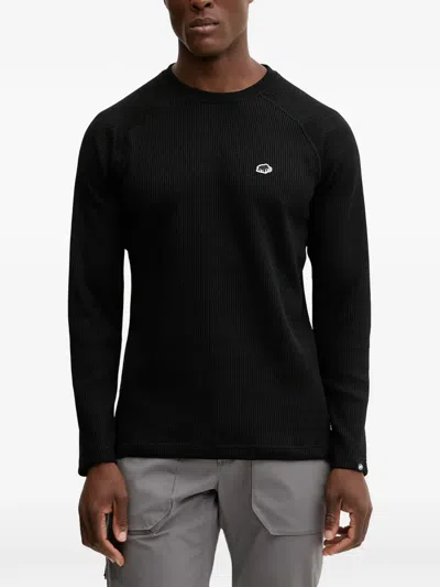 Mammut Waffle Long-sleeve T-shirt In Black