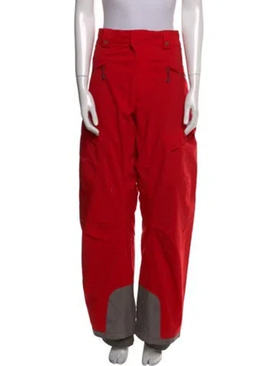 Pre-owned Mammut Wide Leg Pants In Red