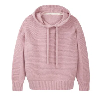 Mamu Dream Women's Pink Alpaca Wool Hoodie