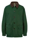 Man On The Boon. Barn Jacket In Green