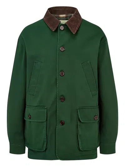 Man On The Boon. Barn Jacket In Green