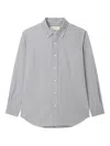 Man On The Boon. Button Oxford Shirt In Gray