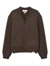 Man On The Boon. Buttoned Cardigan In Brown