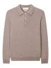 Man On The Boon. Cashmere Polo Shirt In Brown