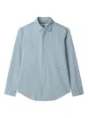 Man On The Boon. Chambray Button-up Shirt
