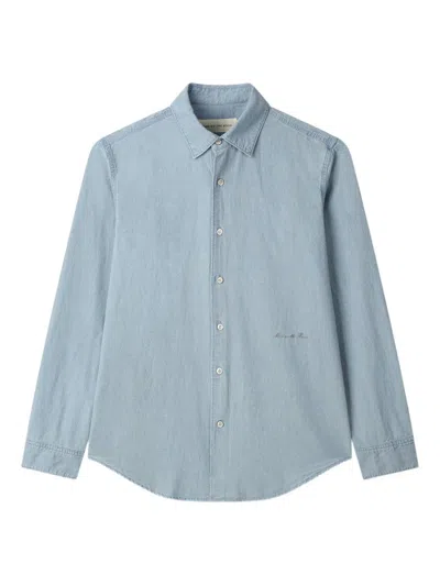 Man On The Boon. Chambray Button-up Shirt
