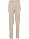 Man On The Boon. Corduroy Tapered Trousers In Neutrals