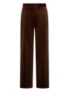 Man On The Boon. Corduroy Trousers In Brown
