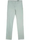 Man On The Boon. Cotton-blend Chino Trousers In Green