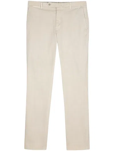 Man On The Boon. Cotton-blend Chino Trousers In Neutrals