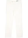Man On The Boon. Cotton-blend Chino Trousers In White