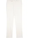 Man On The Boon. Cotton-blend Chino Trousers In White
