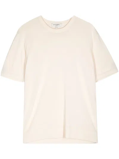 Man On The Boon. Cotton-blend T-shirt In Neutrals