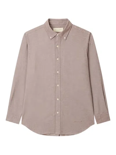 Man On The Boon. Cotton Shirt In Brown
